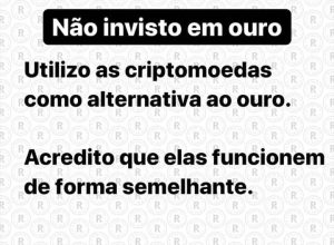 Primo Rico diz que prefere ouro a bitcoin
